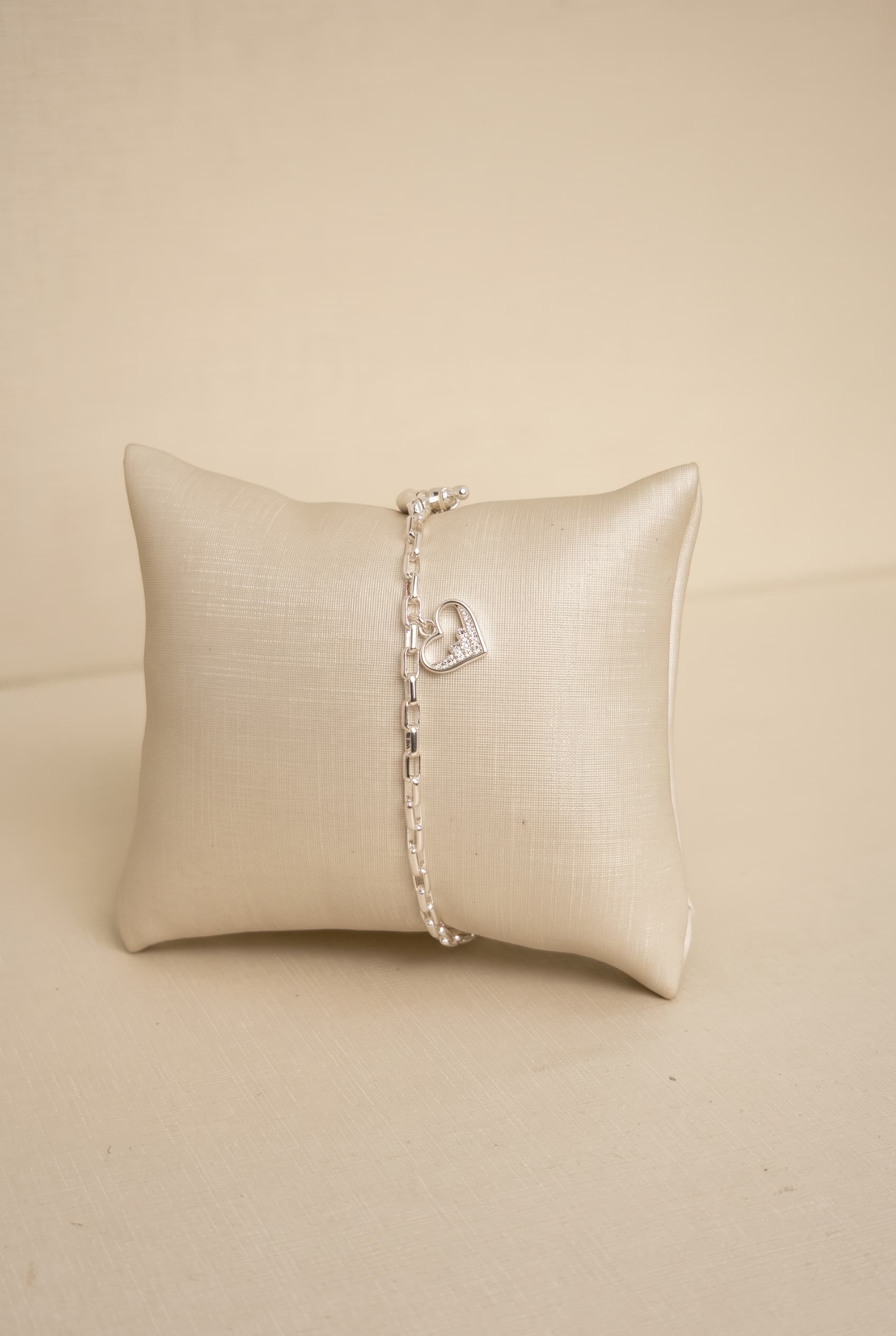 Pulseira Cartier Coração Prata