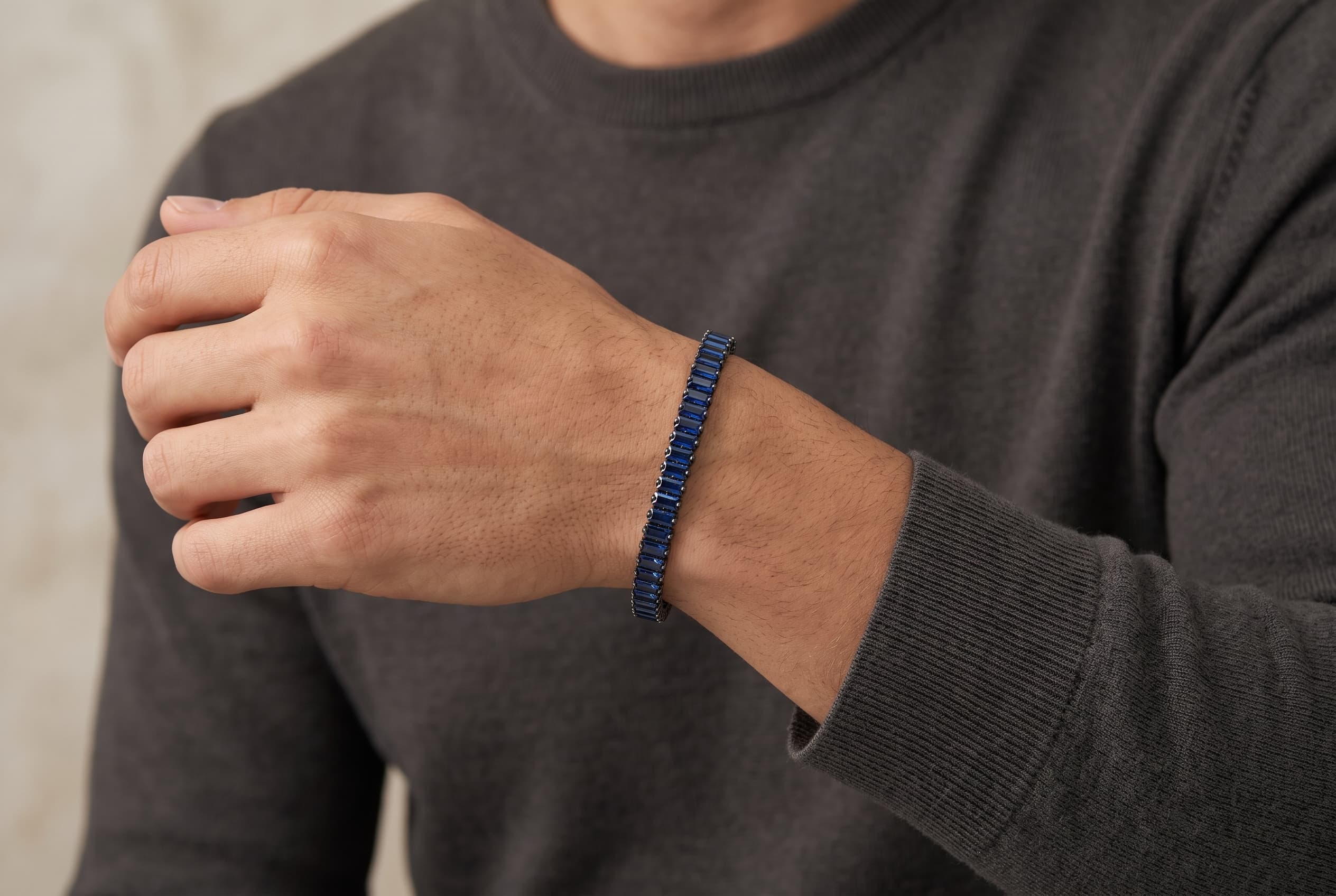 Riviera masculina azul